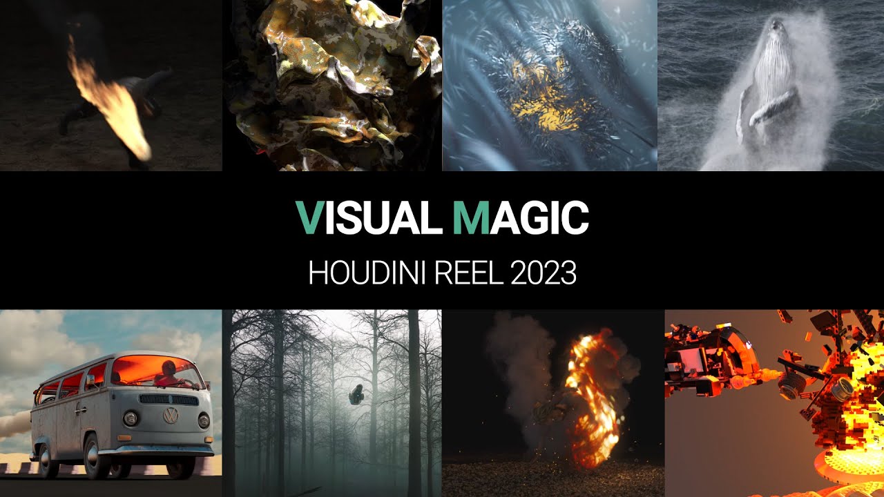 VisualMagic Houdini reel 2023