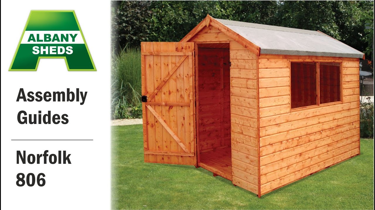 Shed Assembly Guide - Norfolk 806