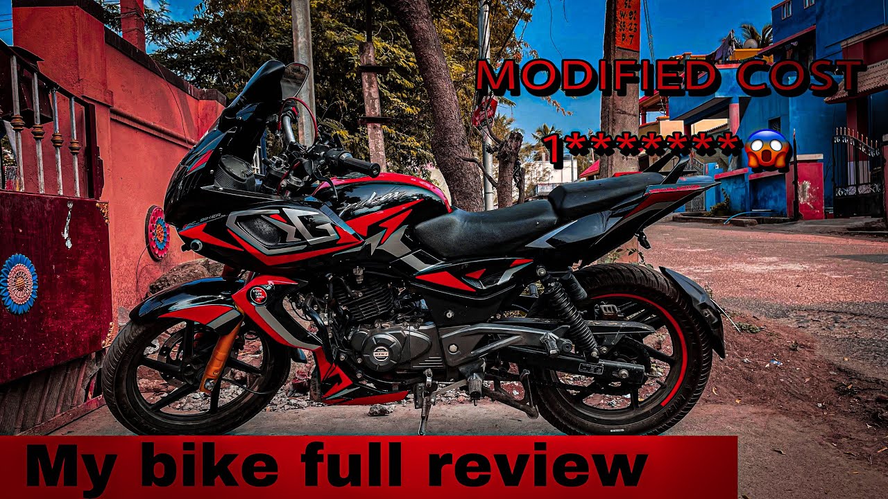 Full modified pulsar220 bike review and modified cost #tamil  #pulsar220 #modified