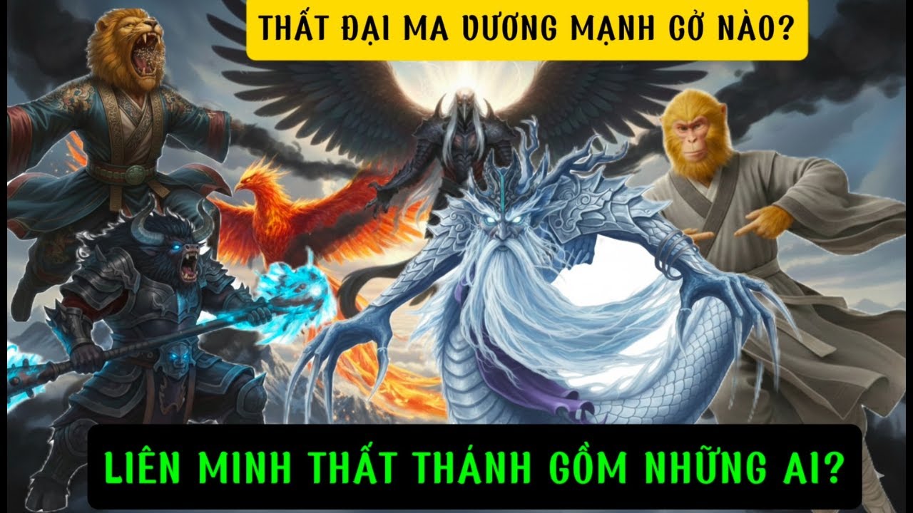 LIÊN MINH ĐẠI THÁNH MẠNH CỞ NÀO?|THẤT ĐẠI MA VƯƠNG GỒM NHỮNG AI TRONG TÂY DU KÝ?.