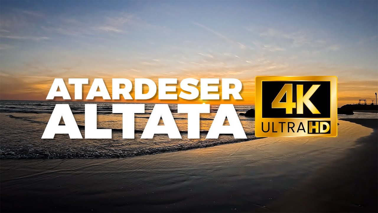 ATARDECER EN ALTATA 🌅 CAMINATA ASMR JUNTO AL MAR 4K 60FPS
