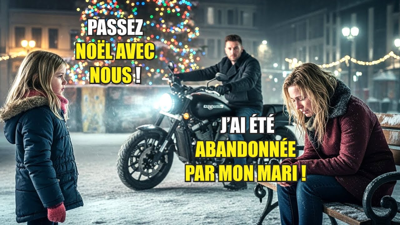 UN MILLIARDAIRE EN MOTO SORT AVEC SA FILLE À NOËL ET CROISE UNE FEMME PAUVRE CE QUI SUIT EST FOU