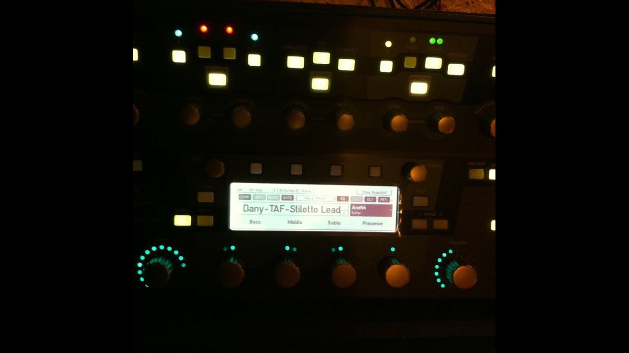 Kemper Profiling Amp TAF Stiletto Lead Danilo De Berardinis Plays Song 
