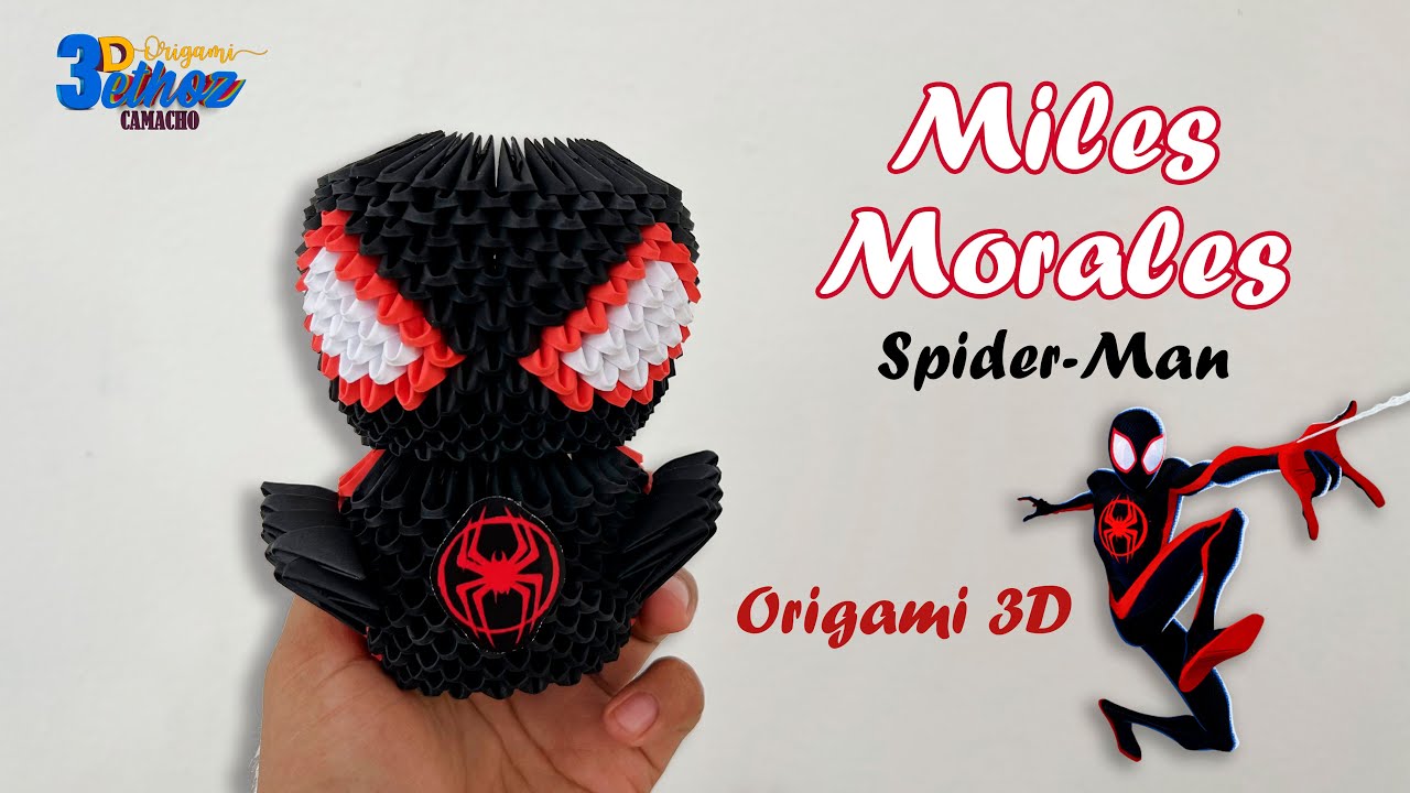 Spider-Man -Miles Morales  / Origami 3D - Bethoz Camacho