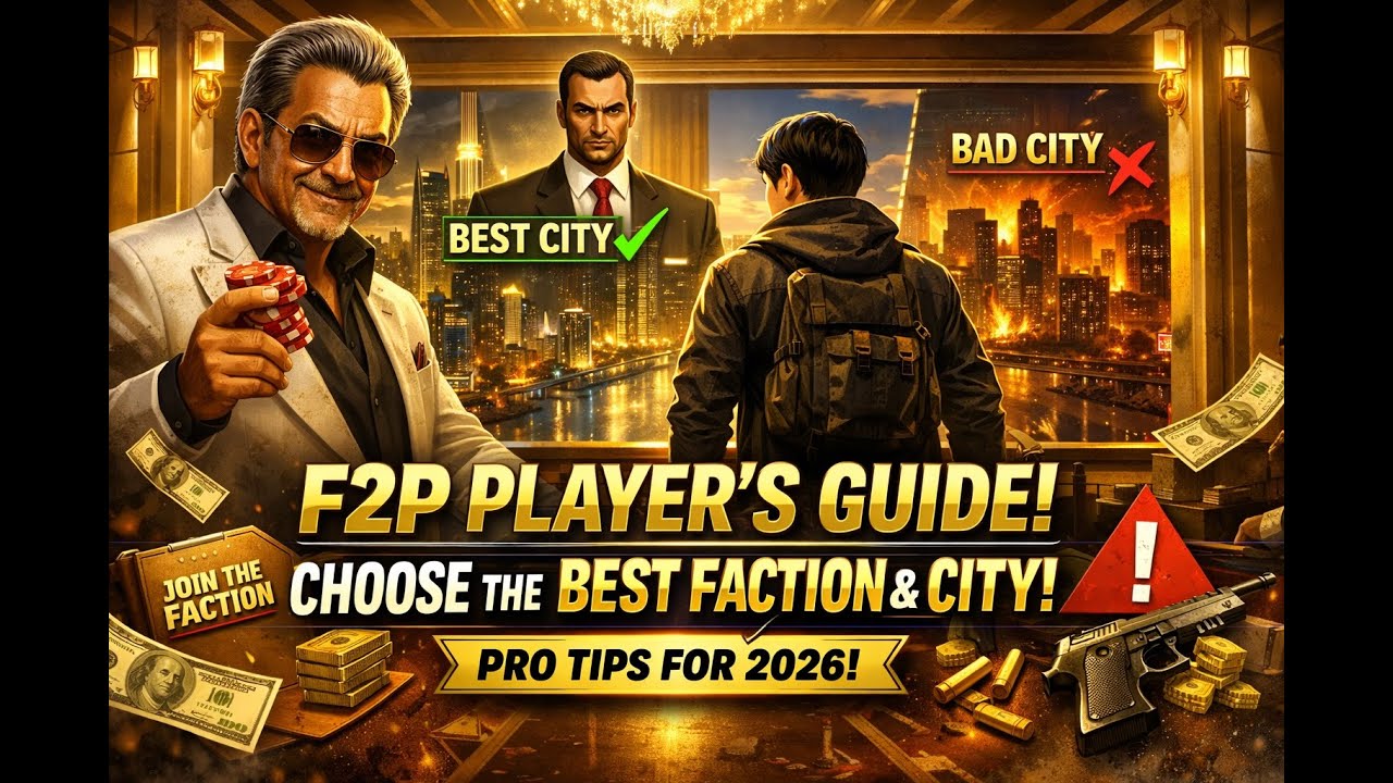 F2P PRO Guide 2026: Best City + Best Faction (How to Join Strong Teams Fast)
