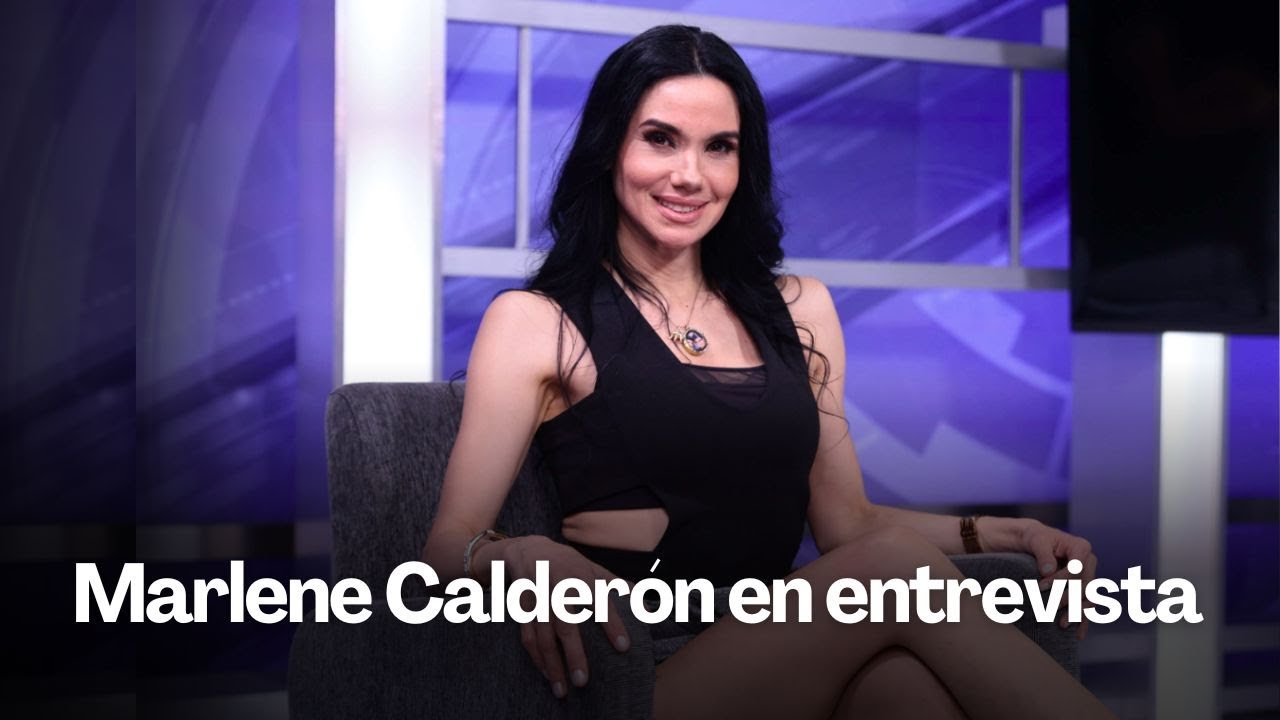 Marlene Calderón en entrevista