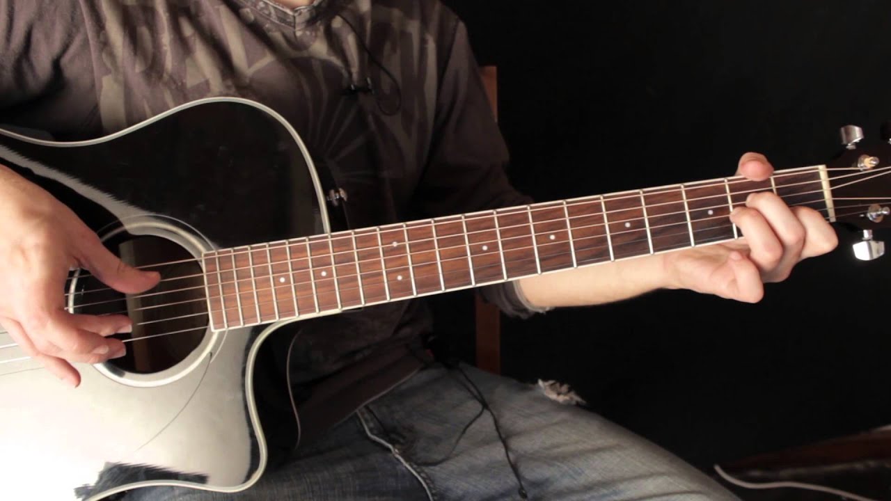 Como Tocar la Cancion de Pearl Jam - Just Breathe - Tutorial de Guitarra Acustica - Fingerpicking