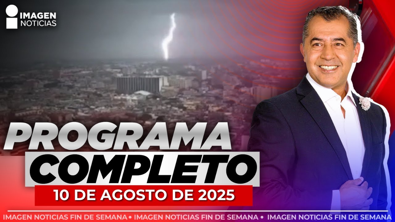 Fuerte aguacero afectó varios puntos del Valle de México | Enrique Sánchez | 10 de agosto de 2025