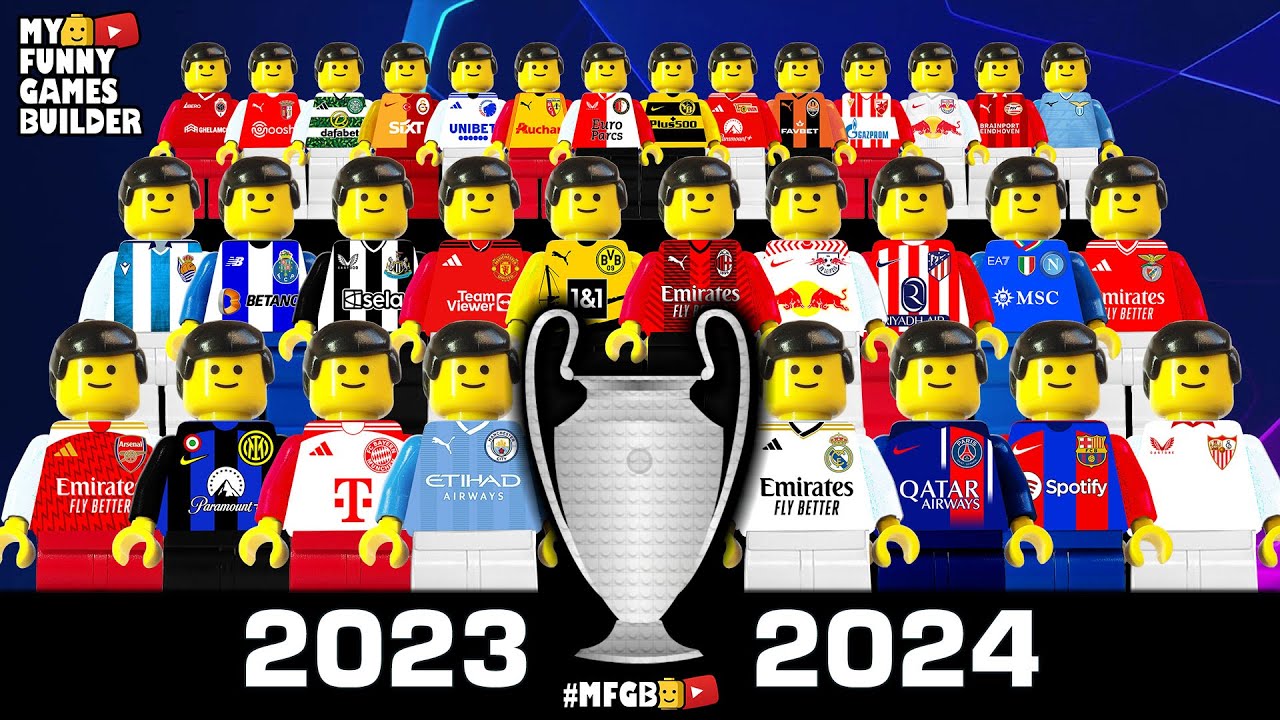 Champions League 2023-24 • Group Stage UCL 2024 in Lego Football