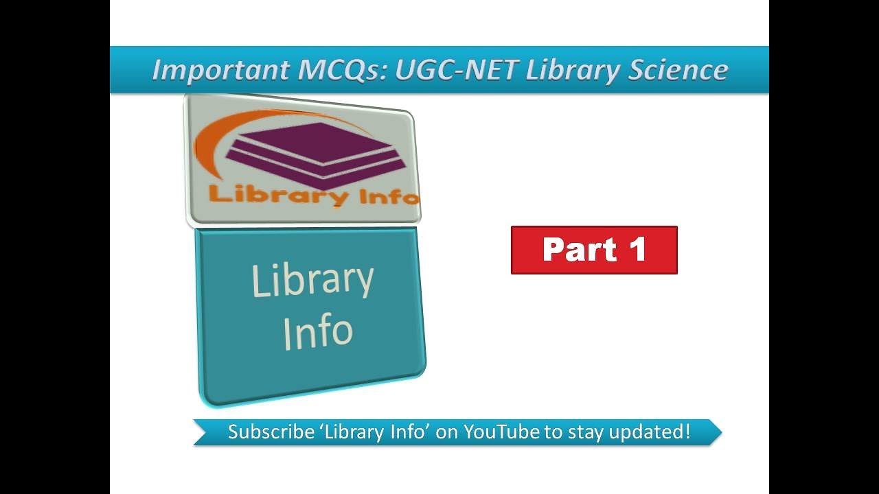 Important Library Science MCQs: UGC-NET/SET/KVS/RSMSSB Part 1