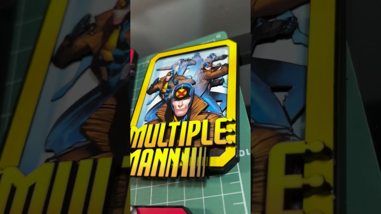 Ironman Zabu Galactus Multiple Man - IMBA Art 3D Paper Custom | 3D Marvel Snap Card