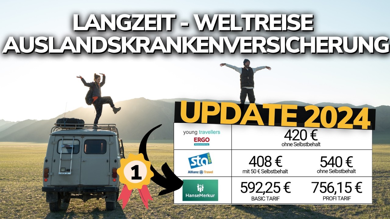 Beste Langzeit Auslandskrankenversicherung ✅ YoungTravellers / STA Travel / HanseMerkur