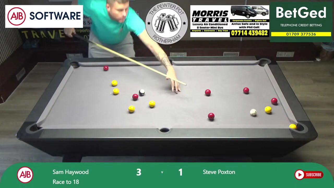 Sam Haywood v Steve Poxton