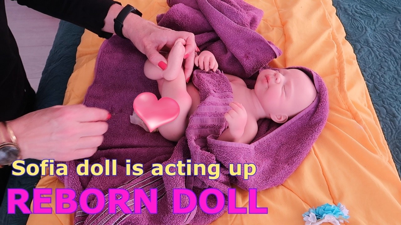 Reborn Dolls-Morning routine with twins. Baby Sofia can't go to the potty