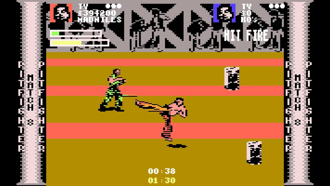 Pit-Fighter Longplay (C64) [50 FPS]