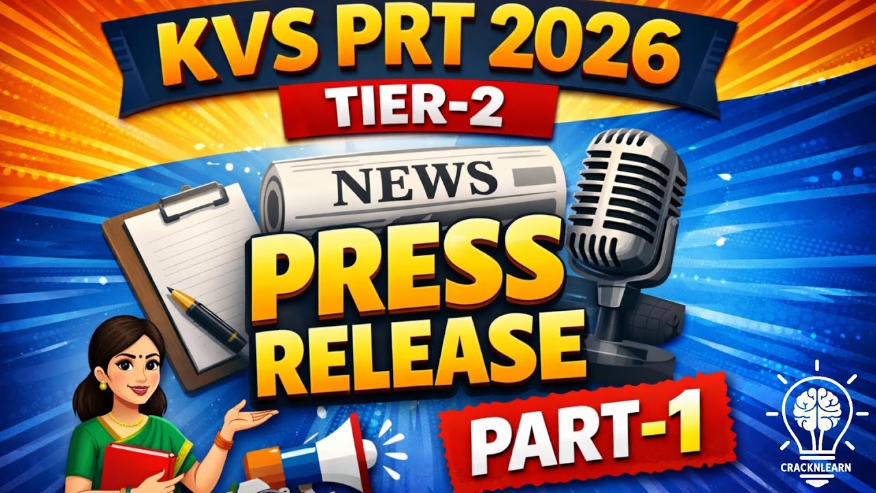 PRESS RELEASE WRITING 🔥 KVS PRT 2026 TIER-2 | CBSE OFFICIAL FORMAT | PART-1 | SCORE FULL MARKS