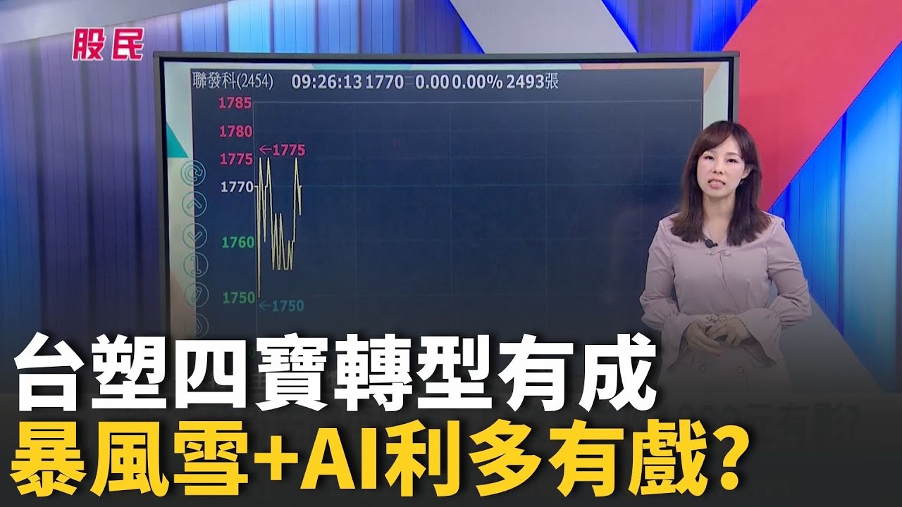 台塑四寶轉型有成 暴風雪+AI雙重利多還有戲?  專家:不只雙利多 還有