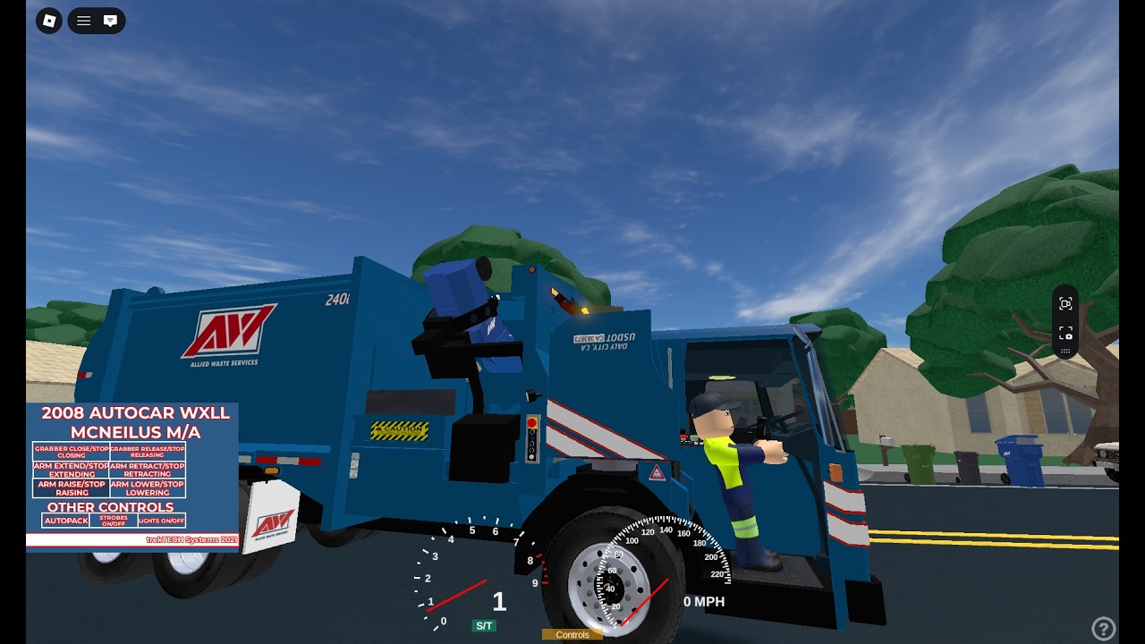 Republic Services Autocar WXLL McNeilus M/A Doing Recycle.