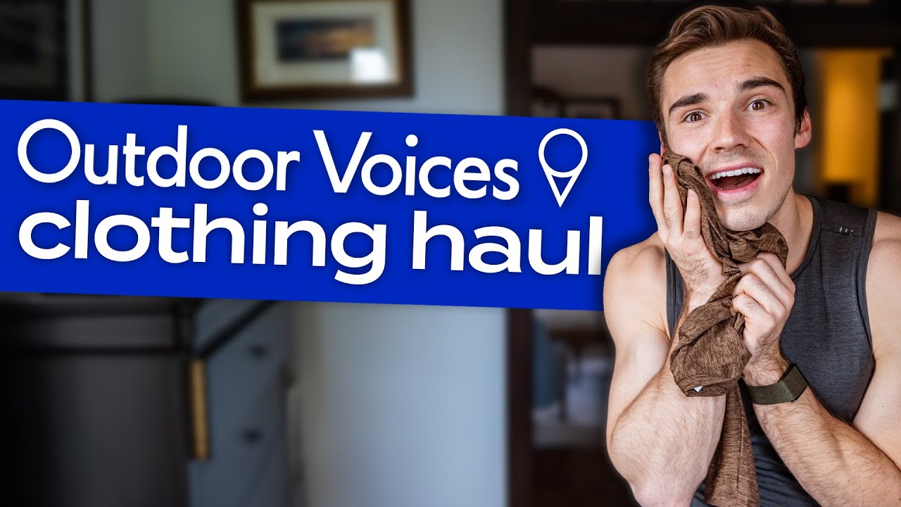 SOFTEST WORKOUT CLOTHES EVER 🤯 2022 Men's Outdoor Voices Clothing Haul