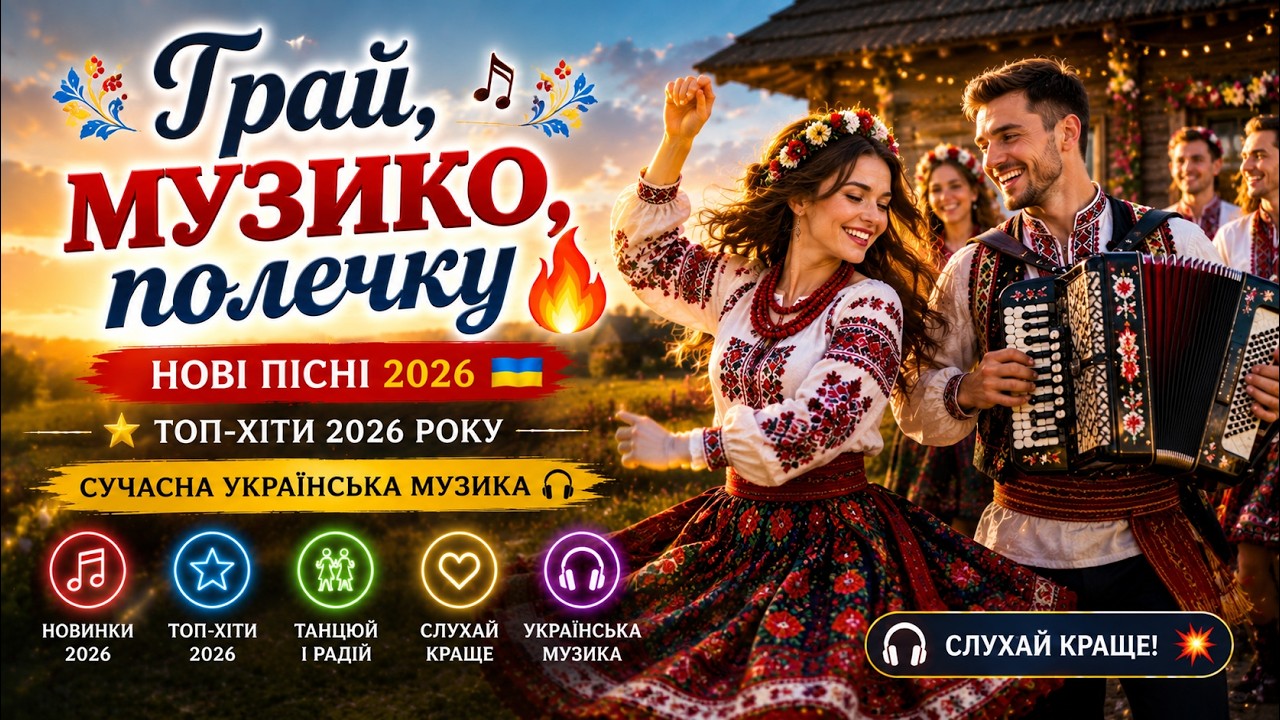 Грай музико полечку 2026р. Нові авторські пісні 2026р. Фокстрот Нові пісні 2026р. гурт Videoifcom