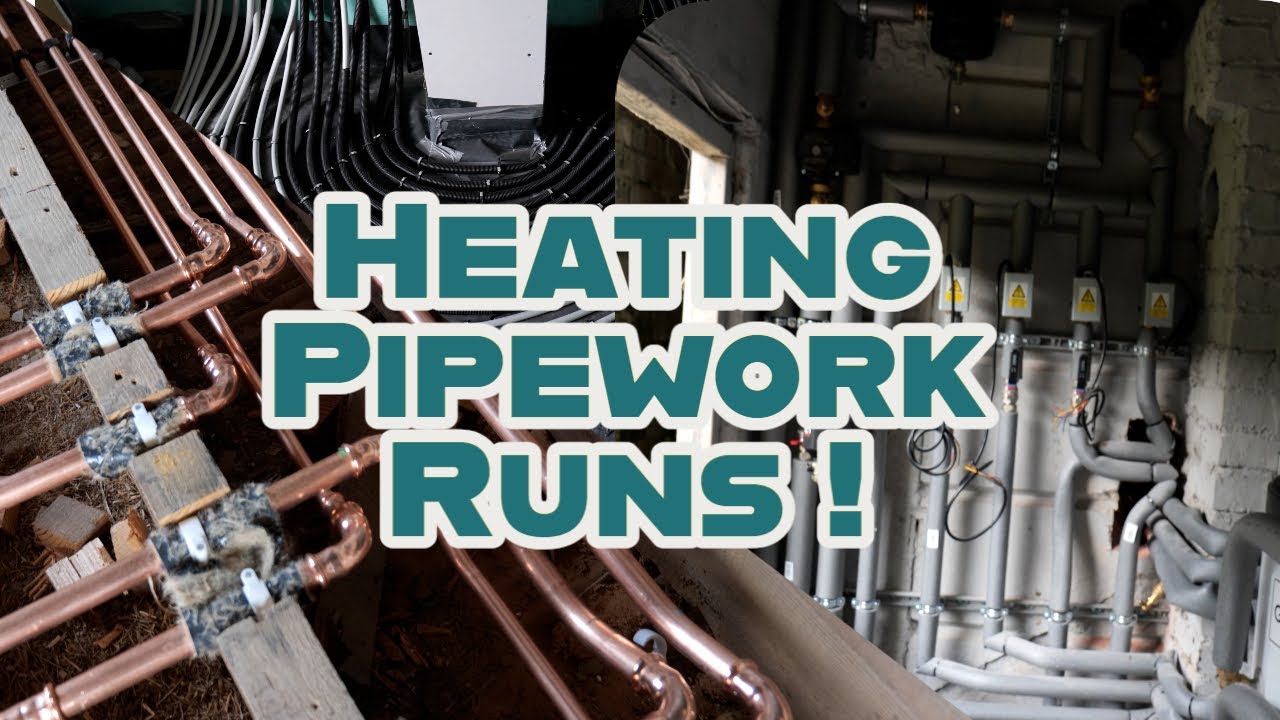Copper Heating Pipework - Chapel Boiler Room Complete