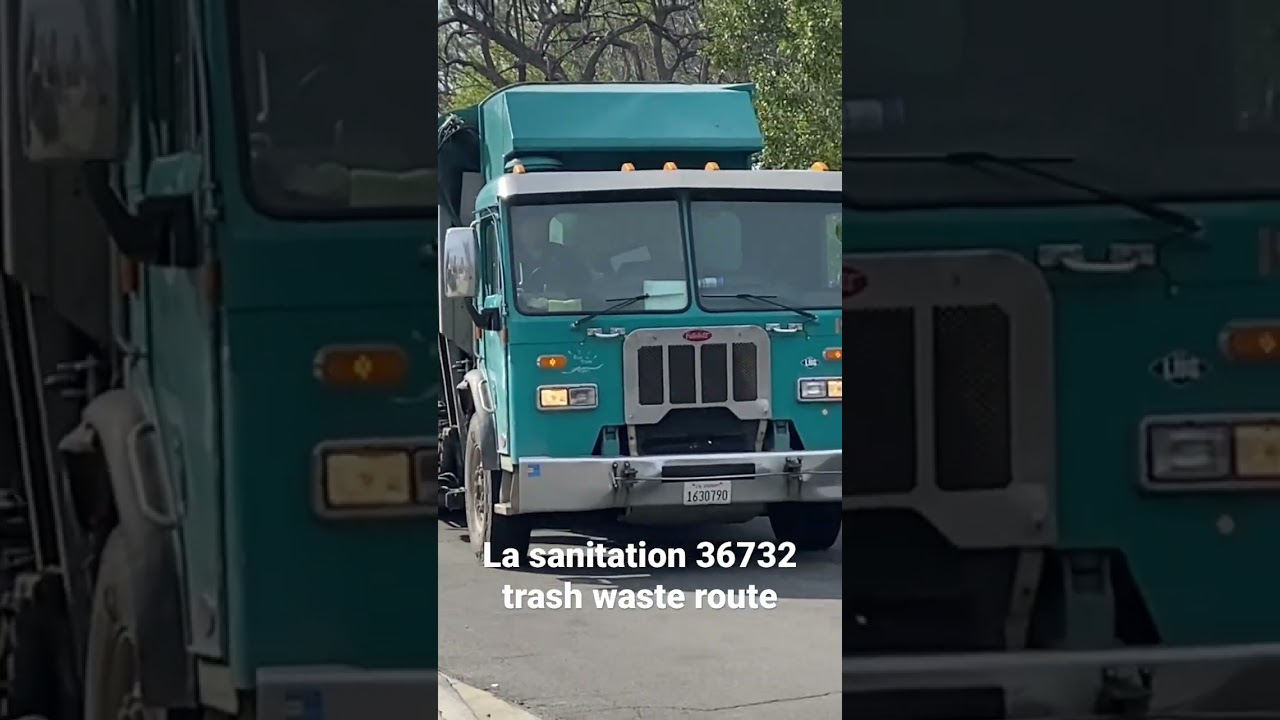 36723 on trash waste route in Van nuys