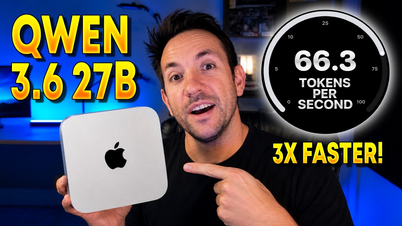 The FASTEST Way to Run Qwen 3.6 27B on a Mac - MTPLX Setup + Hermes Agent