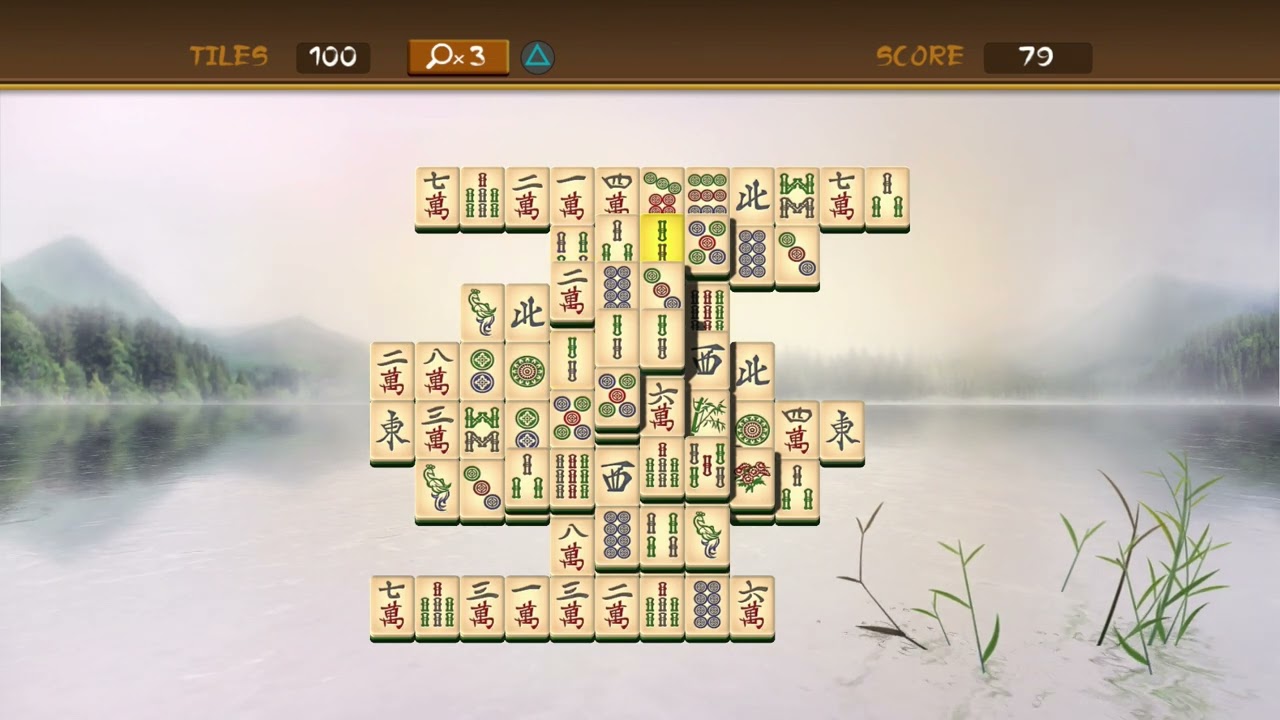 Mahjong (PlayStation 4 Version) - Puzzle 1 Longplay