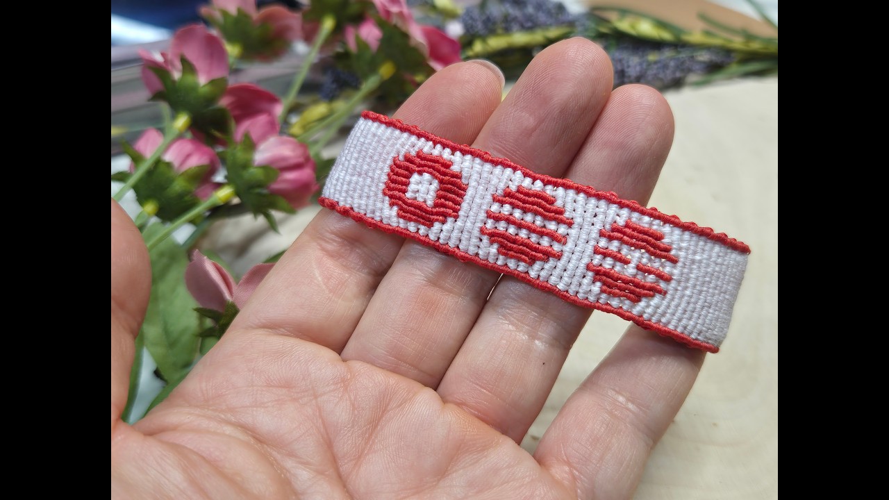 BTS Arirang Logo Macramé Bracelet