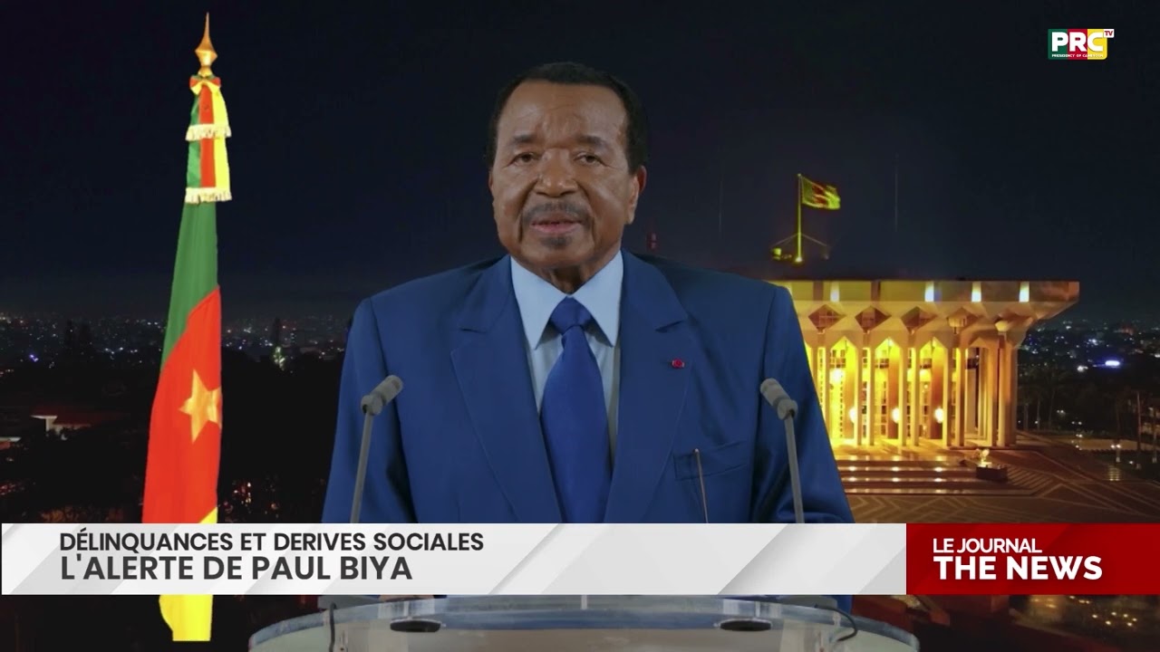 Délinquances et derives sociales : l'alerte de Paul Biya.