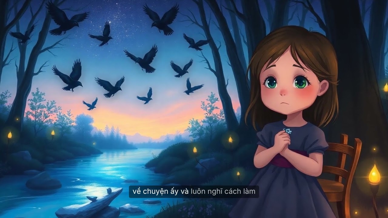 Bảy con quạ.#kechuyencotich #truyenaudio #baihoccuocsong
