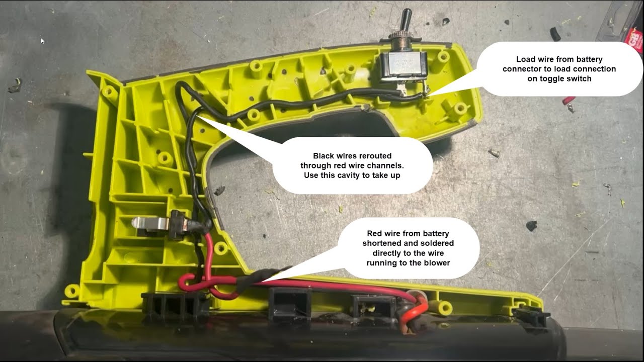 Ryobi leaf blower trigger not firing motor - $10 Fix