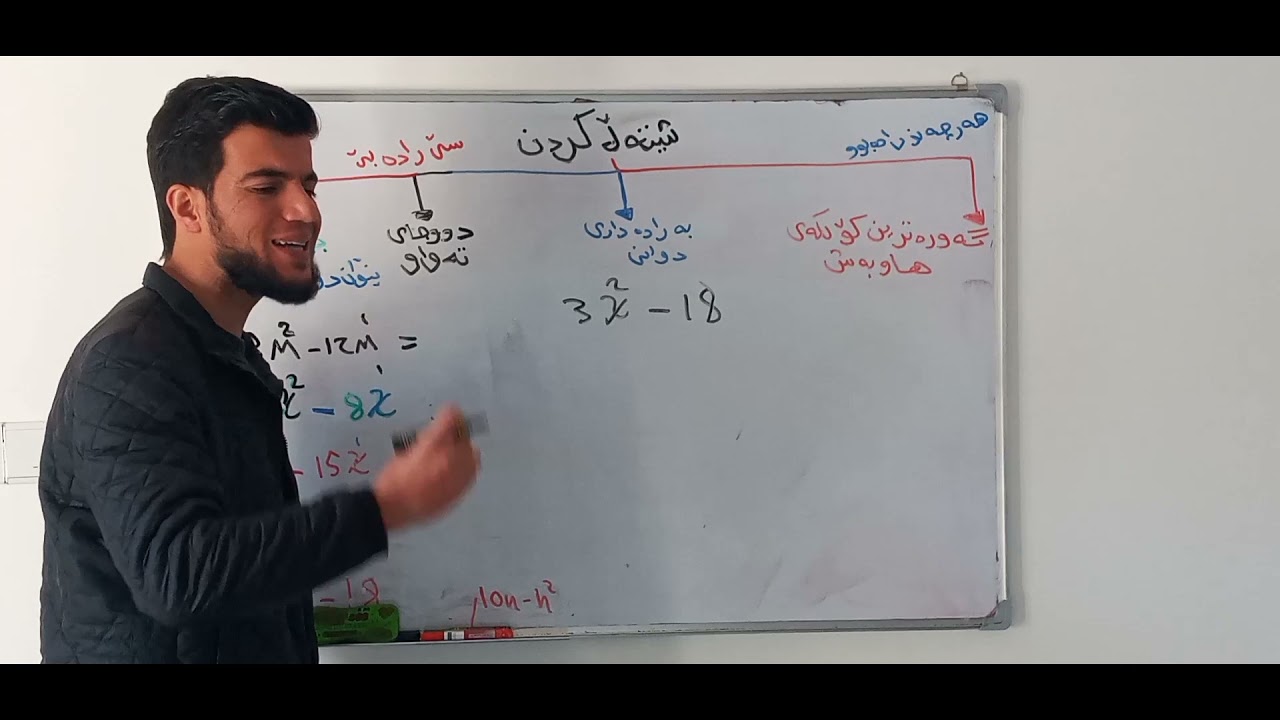 بیرکاری پۆلی ۱۰ زانستی وانەی (۳-۲)  شیتەڵکردنی برە جەبرییە دووجاکان /جزئی یەکەم//