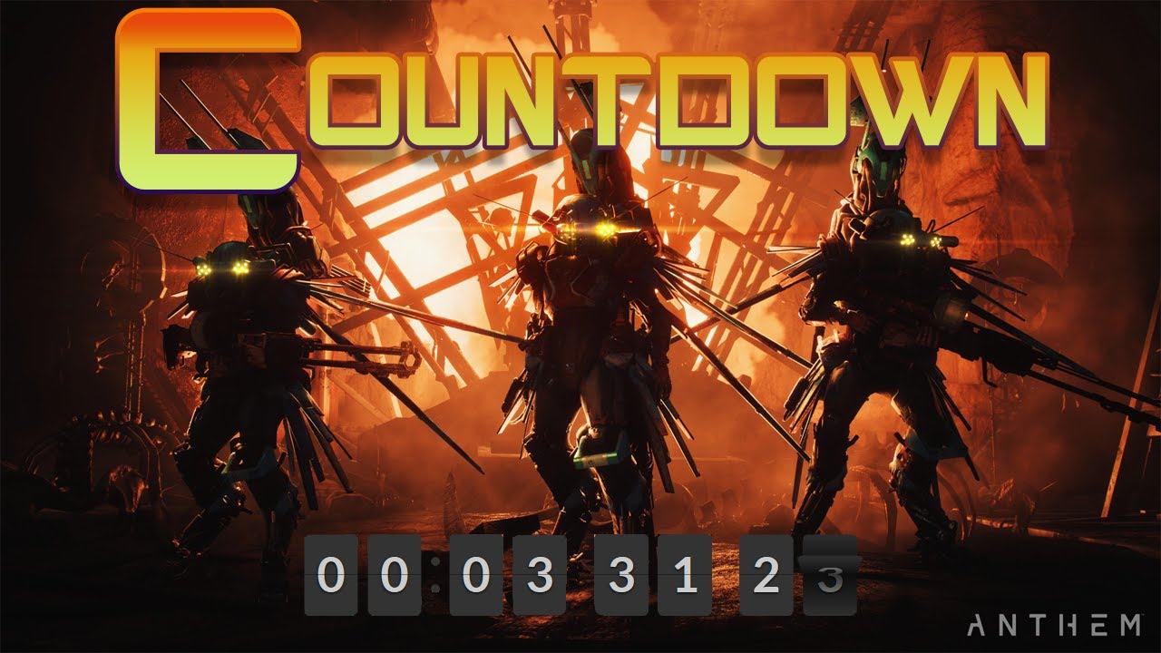 🔴 ANTHEM - OPEN DEMO COUNTDOWN OFFICIAL - PC/PS4/XBOX ONE - EU 🔴