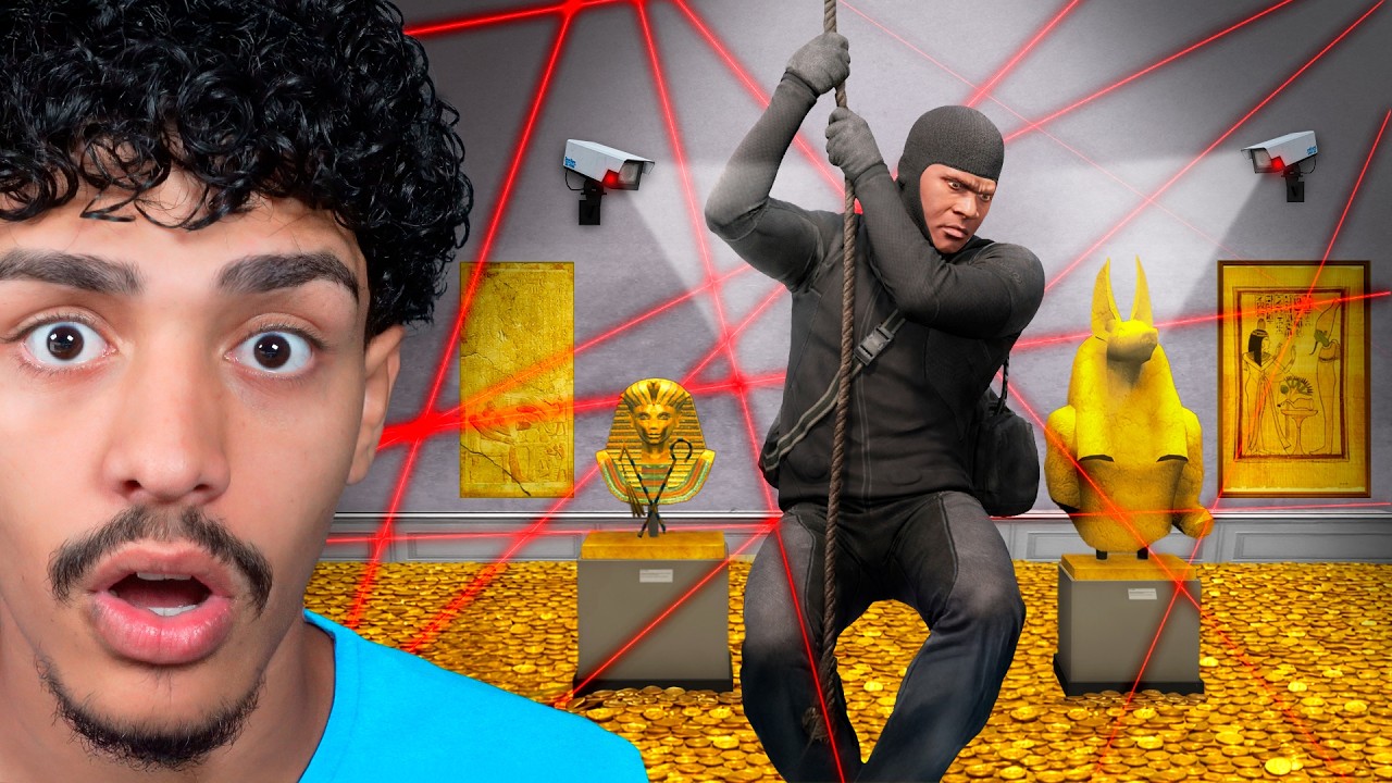 O ROUBO TRILION&Aacute;RIO NO MUSEU DO GTA 5