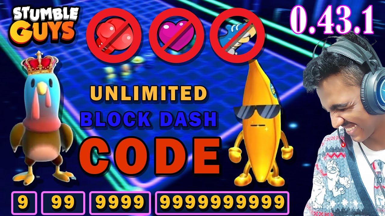 UNLIMITED BLOCK DASH  TOUR // STUMBLE GUYS  || LIVE || @Indian Vision Gaming