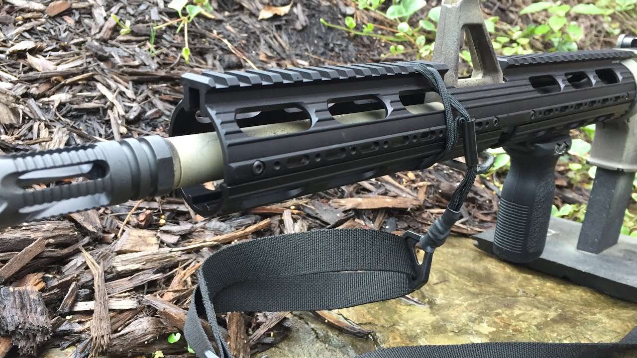 Цевье UTG AR 15 сверхтонкое, с укороченным карабином. Сделано в США 🇺🇸