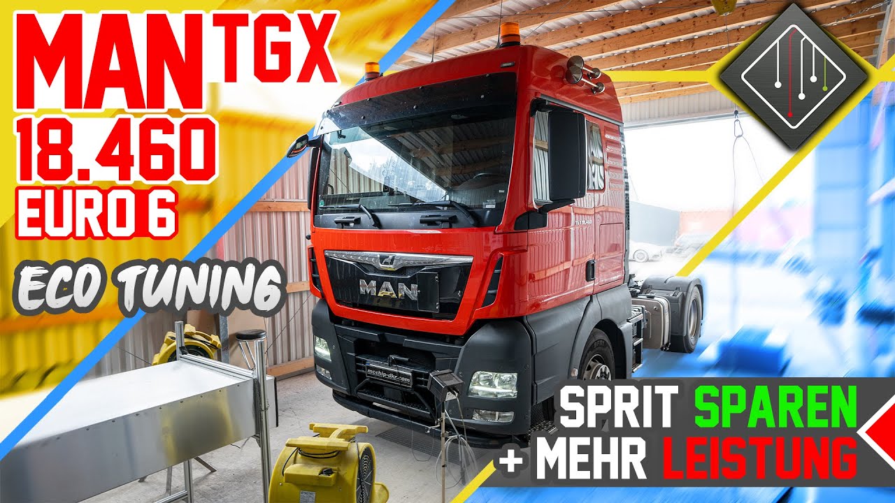 MAN TGX 18.460 Euro 6 | ECO-Softwareoptimierung | MAHA LKW Prüfstand | mcchip-dkr
