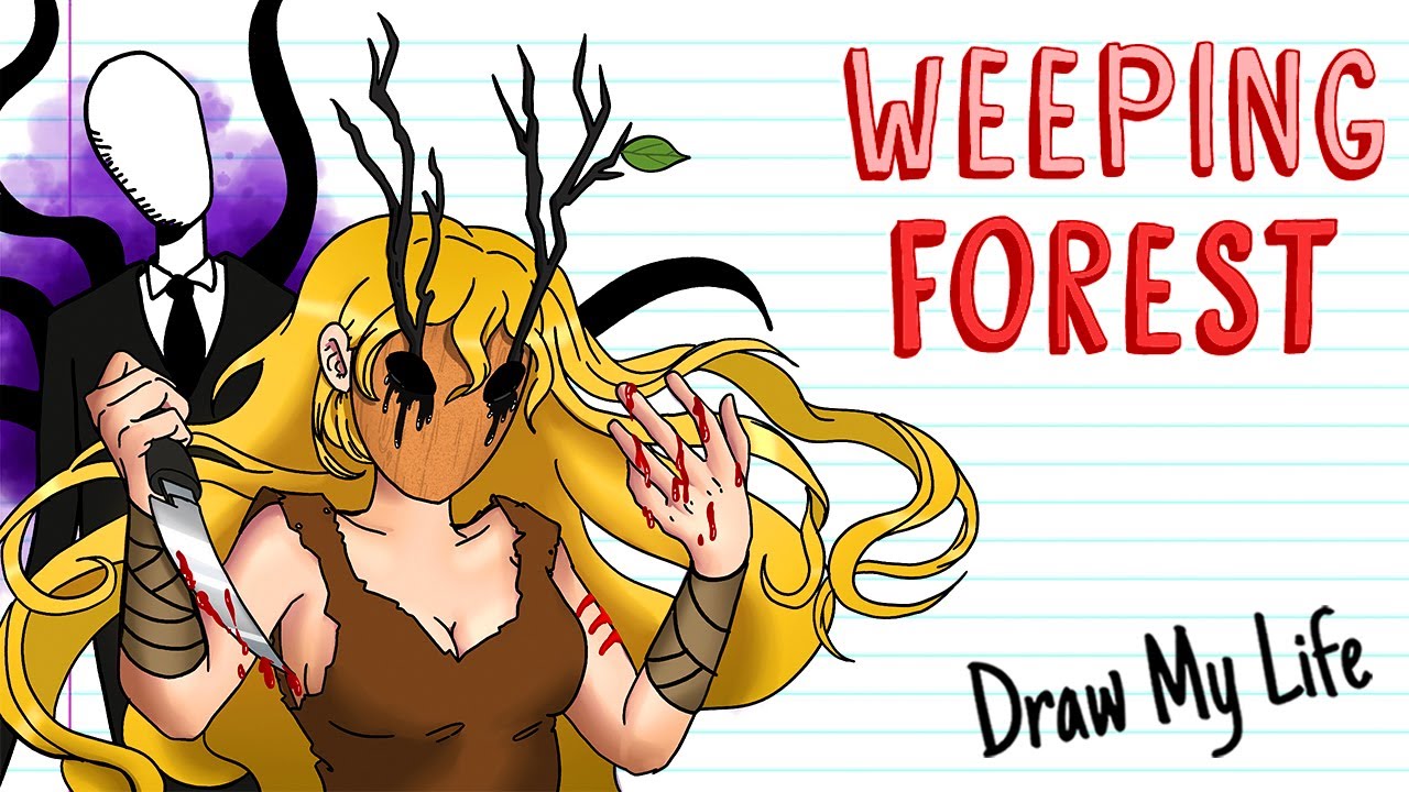 WEEPING FOREST 🔪 CREEPYPASTA | Draw My Life