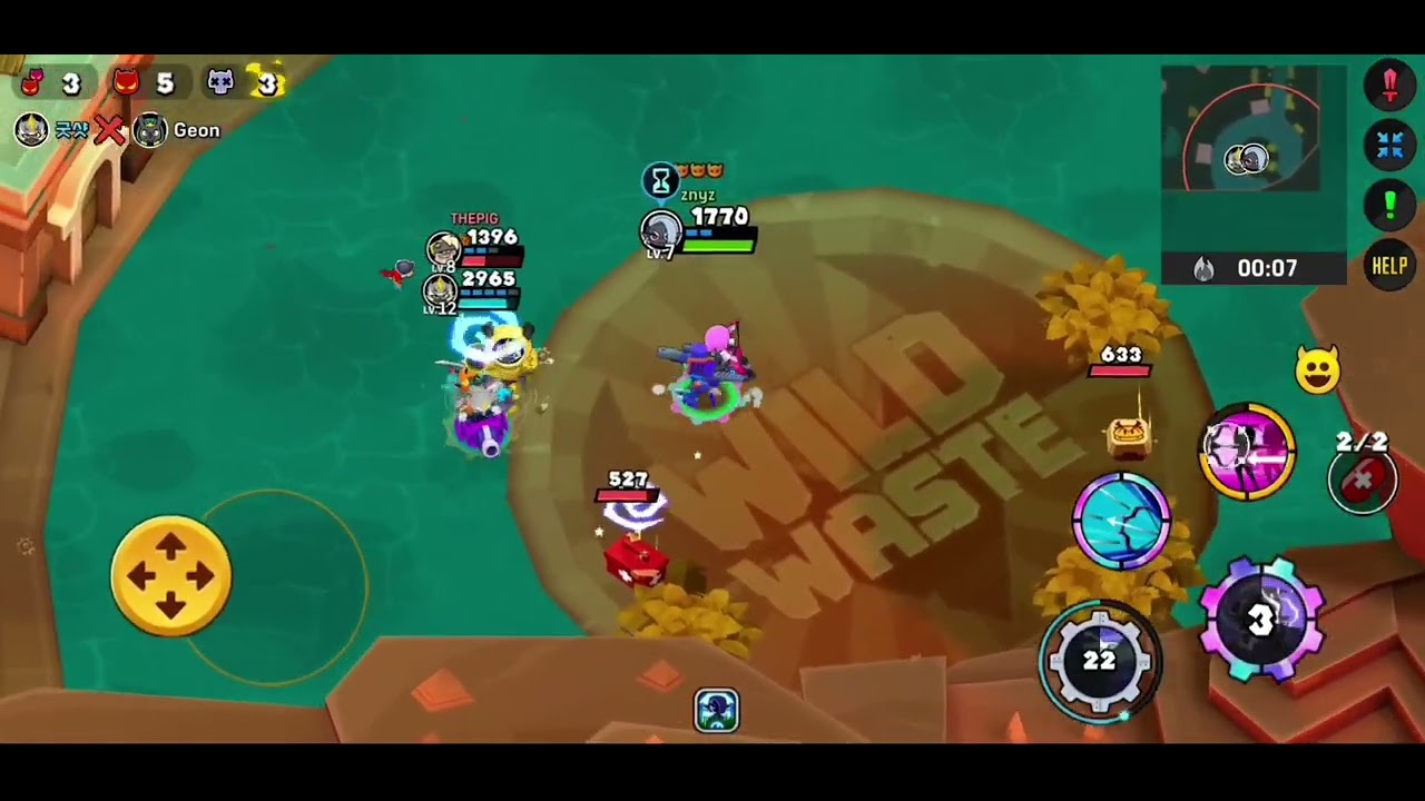 Villains: Robot Battle Royale Gameplay (Darka) ตัวละคร Darka นักธนูตัวเล็กแต่เดือด