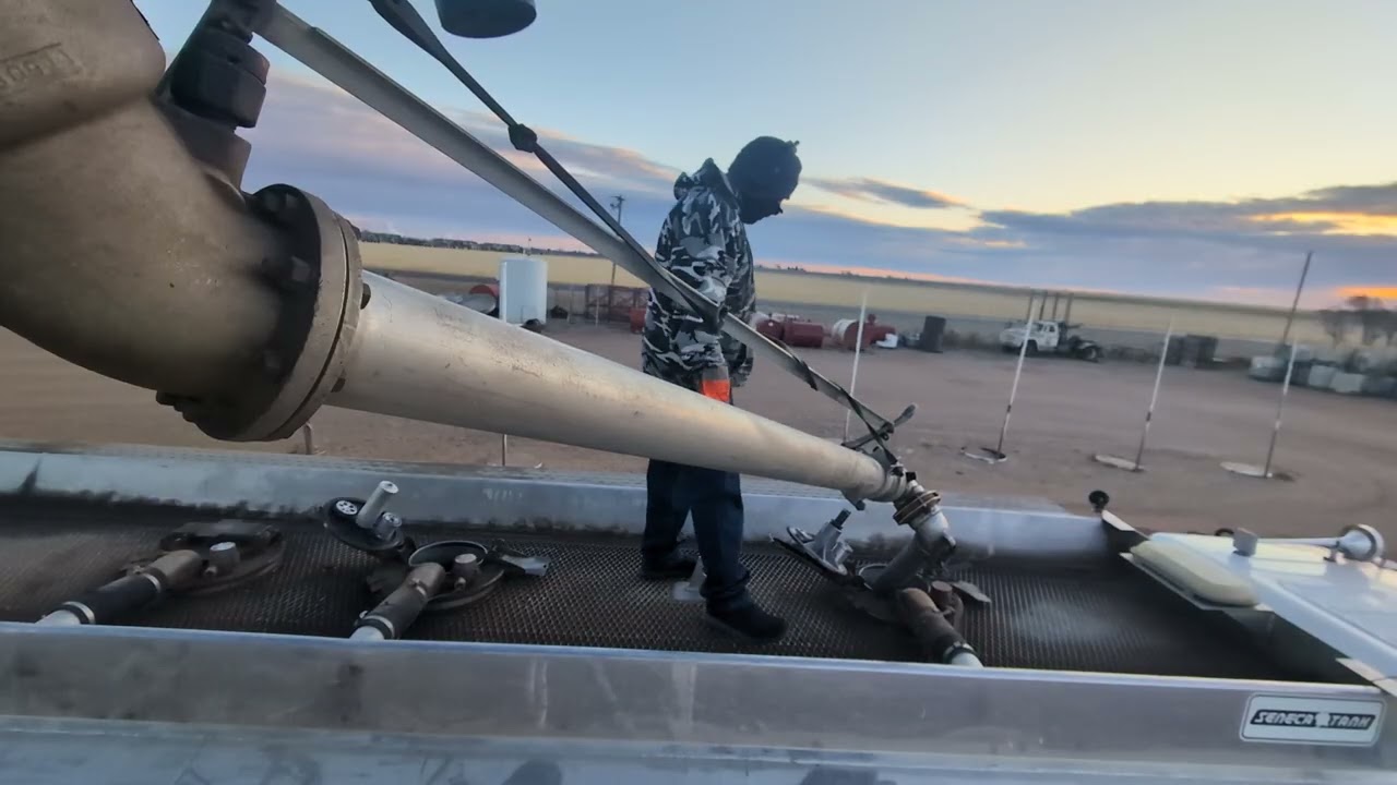 Loading dyed diesel for first delivery