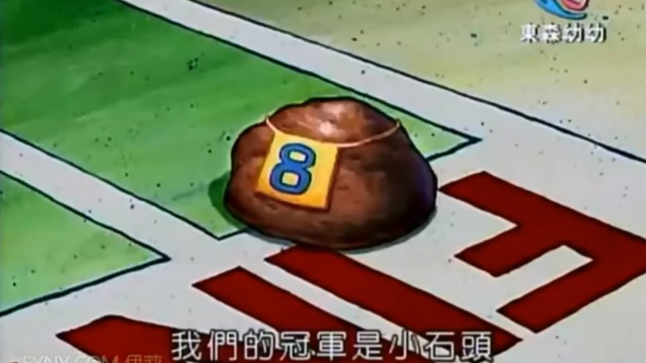 海綿寶寶  我們的冠軍是小石頭