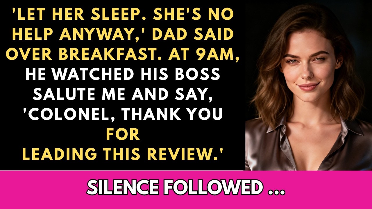 They Mocked Me at Dinner Like I Was Nobody—Then Dad’s Boss Saluted and Said 'Ma’am'