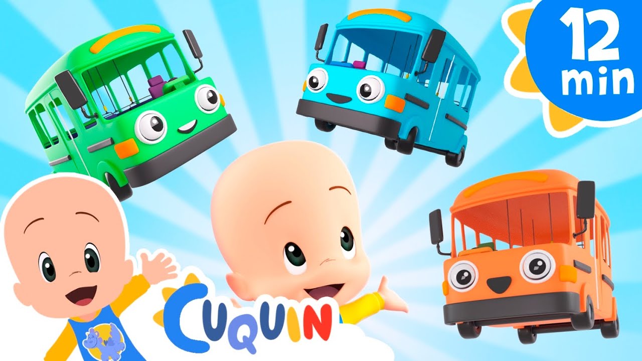 Las ruedas del bebé autobús - Fantasía y diversión con Cuquín