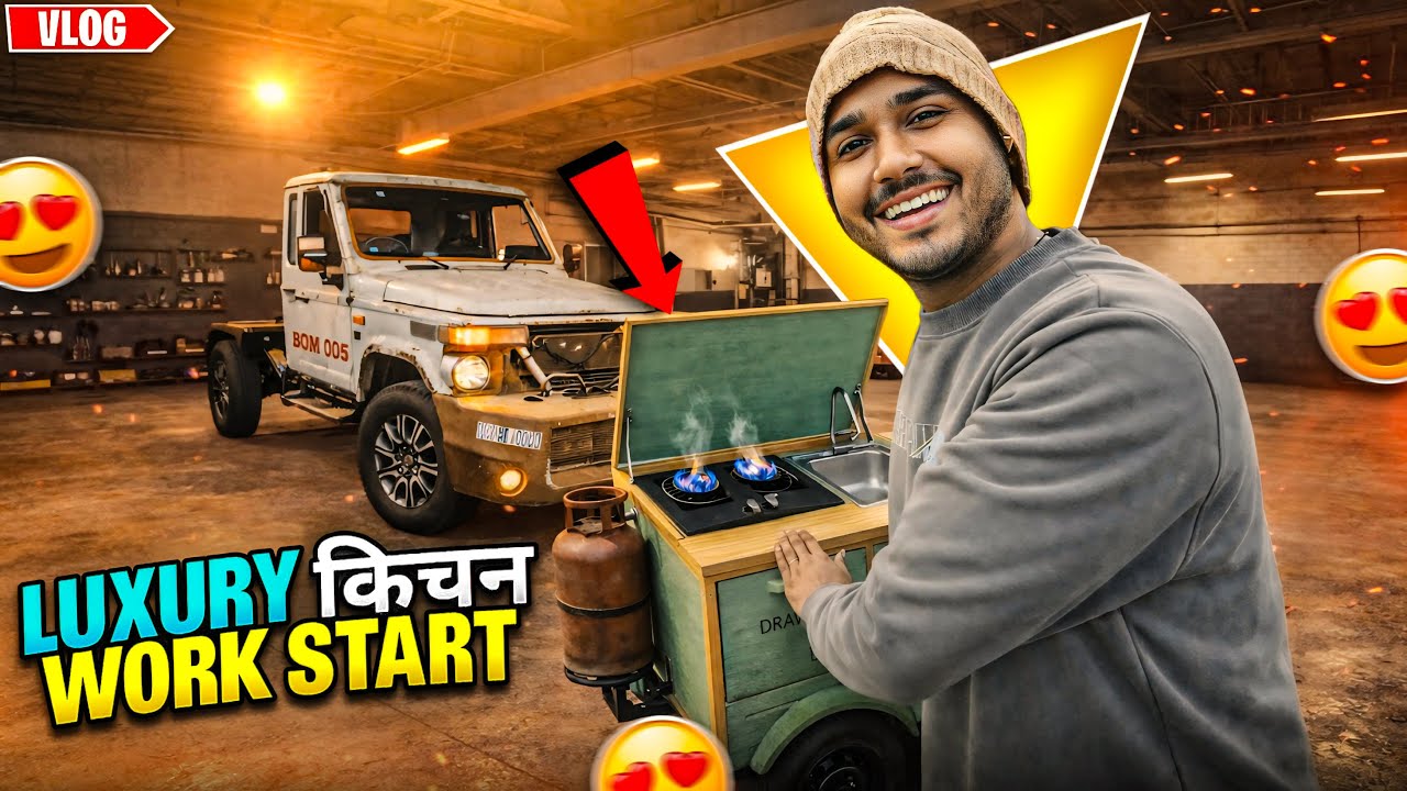 Luxury Kitchen Work Start 😱 | Pickup Truck Mobile Kitchen Setup