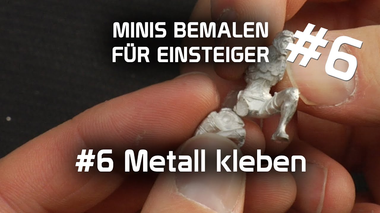 Tutorial: Miniaturen bemalen für Anfänger | Metall kleben | How to paint | DICED