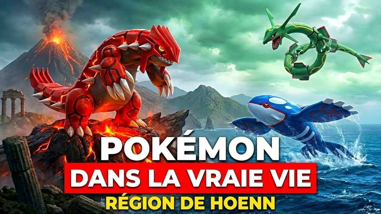 Pokémon dans la Vraie Vie | Les 135 de la Région de Hoenn (Gen 3 Réimaginée par IA)