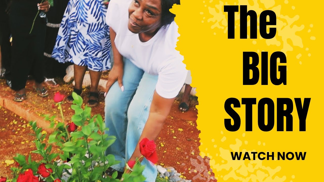 Gregory Isaacs' Wife Visits His Grave... With Roses (Watch Till End)
