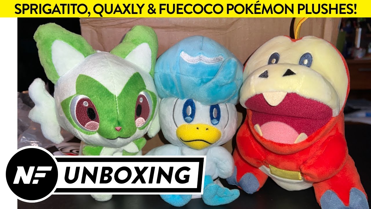 Unboxing the Pokémon Scarlet & Violet Starter Plushes!