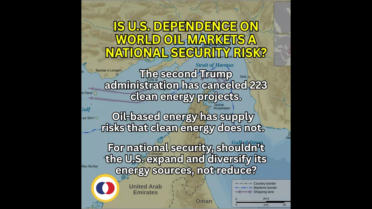 The second Trump administration has canceled 223 clean energy projects (over $7.5 billion). Oil-base